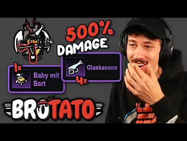 Einarmiger Ultra-Ehren-Glaskanone | Brotato (Gefahr 5)