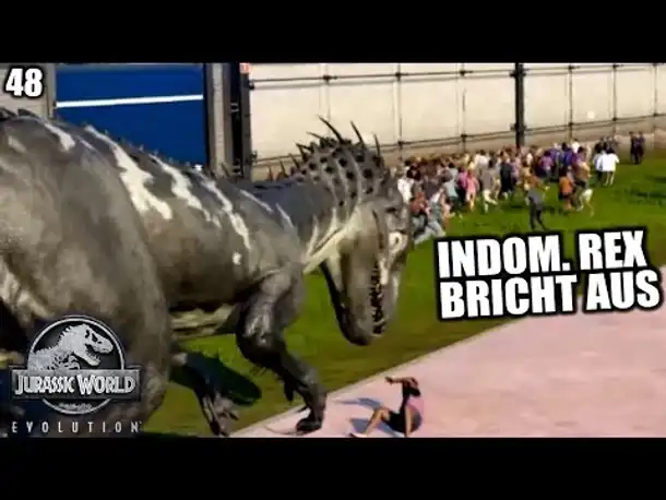 Jurassic World Evolution Deutsch #48 ► Indom. Rex bricht aus! ◄| Let's Play Gameplay German