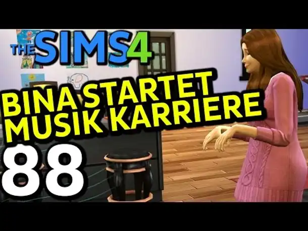 Sims 4 Deutsch #088 Bina Karriereauswahl (Let's Play The Sims 4 German Gameplay Die Sims 4)