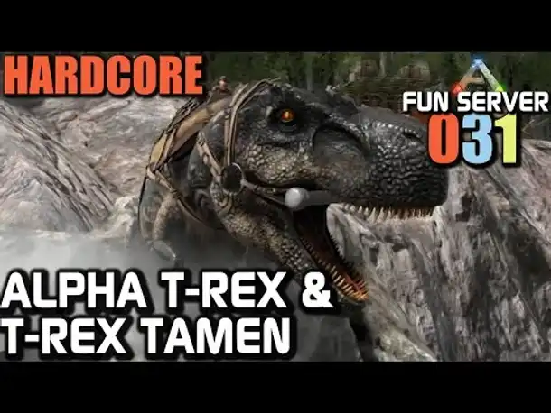 Ark Survival Evolved Fun Server #031 Alpha T-Rex & T-Rex tamen | Let's Play Gameplay German Deutsch
