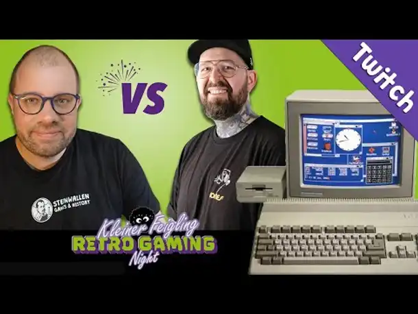 Dennsen vs. Steinwallen am Amiga 500 ✦ Kleiner Feigling Retro Gaming ✦ Heute 19 Uhr Twitch ✦ Werbung