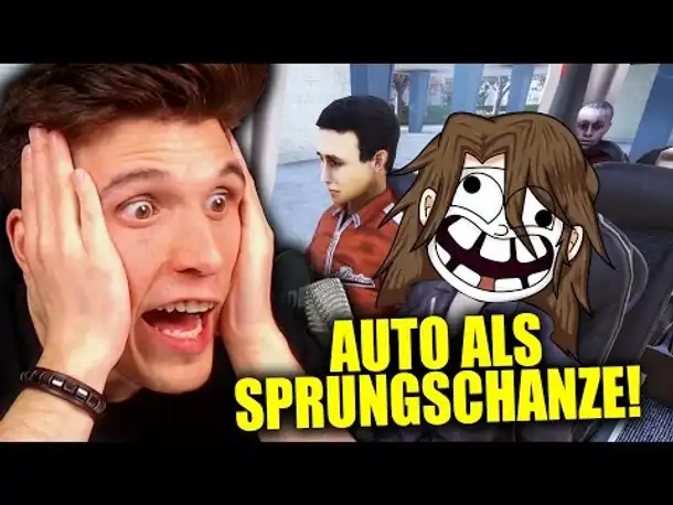 DIE AUTO-SPRUNGSCHANZE! & GLP MUSS INS KRANKENHAUS! ✪ FERNBUS SIMULATOR mit GermanLetsPlay