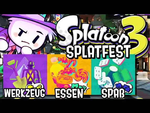 WERKZEUG vs ESSEN vs SPAß! | SPLATOON 3 Splatfest