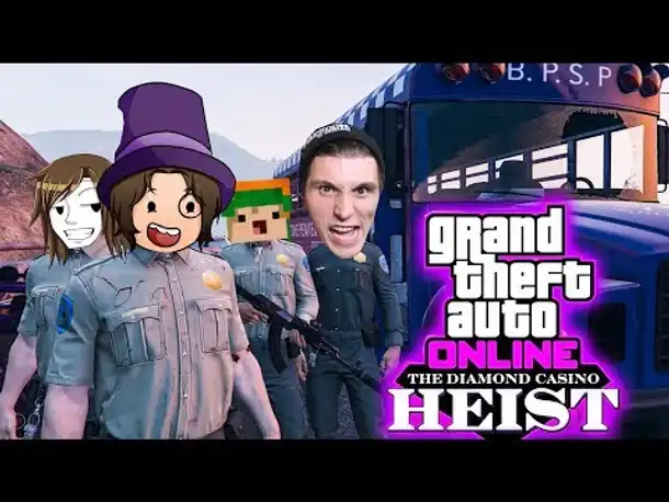 Wir KLAUEN den GEFÄNGNISBUS! | GTA 5 Online Casino Heists