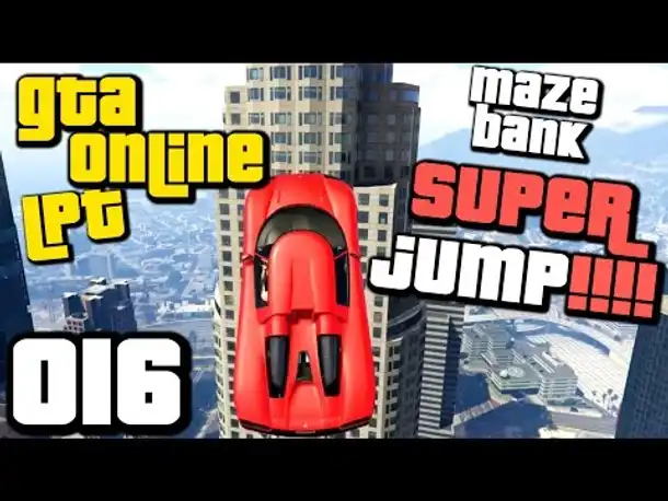 GTA 5 ONLINE PS4 Gameplay LPT S2 #016 Maze Bank Super Jump Gameplay German Deutsch)