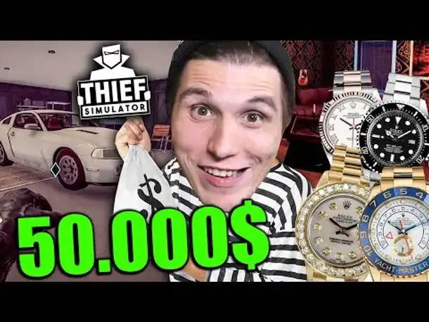 Ich klaue 50.000$ für mein NEUES HAUS! | Einbrecher Simulator