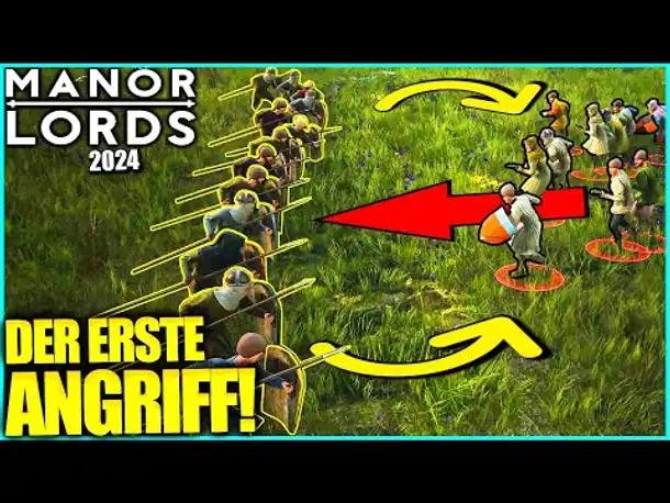 RÄUBER wollen unser Dorf plündern! | Manor Lords (2024)