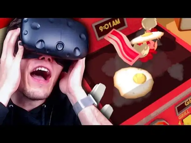 HILFE! MEINE EIER BRENNEN! ✪ JOB SIMULATOR Virtual Reality