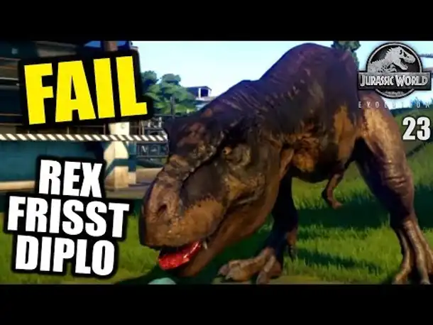 Jurassic World Evolution Deutsch #23 ► FAIL: Rex frisst Diplo! ◄| Let's Play Gameplay German