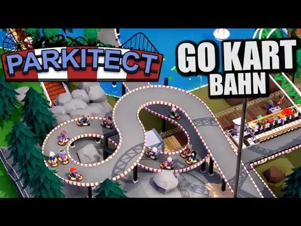 Parkitect - 4 - Go Kart Bahn basteln! [ Let's Play Parkitect Deutsch Gameplay ]