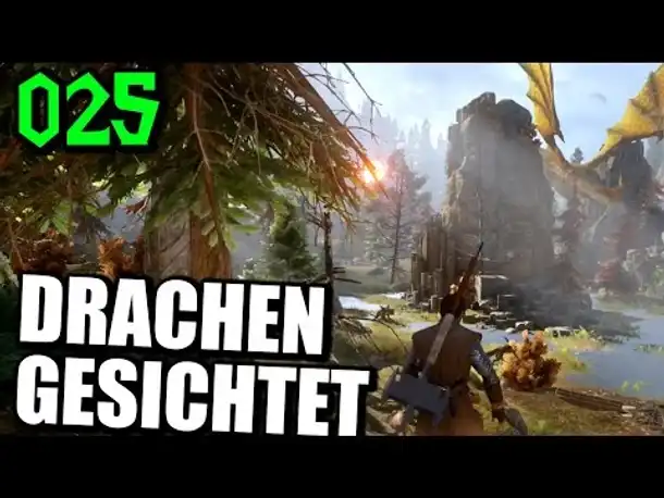 Let's Play Dragon Age Inquisition Gameplay German Deutsch Part 25 Drachen gesichtet