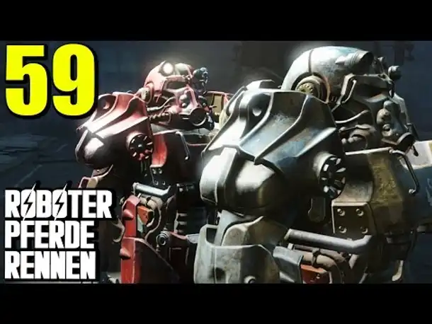 Fallout 4 Gameplay German #59 ROBOTER PFERDE RENNEN | Let's Play Deutsch