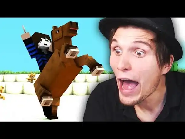 GLP VERLIERT DIE KONTROLLE ÜBER SEIN PFERD ☆ Minecraft: Mario Party