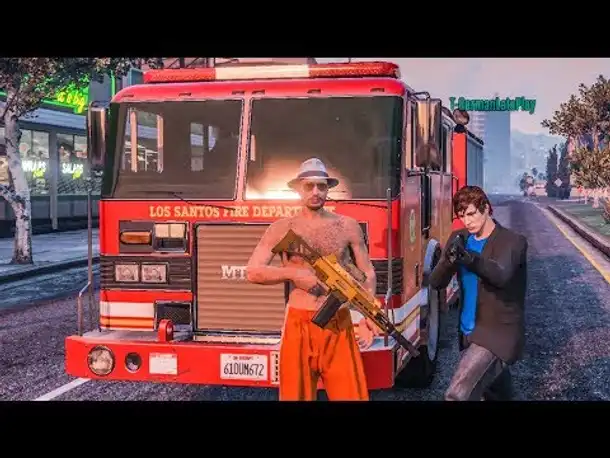 Die GEFÄHRLICHSTEN Feuerwehrmänner in GTA 5 Online