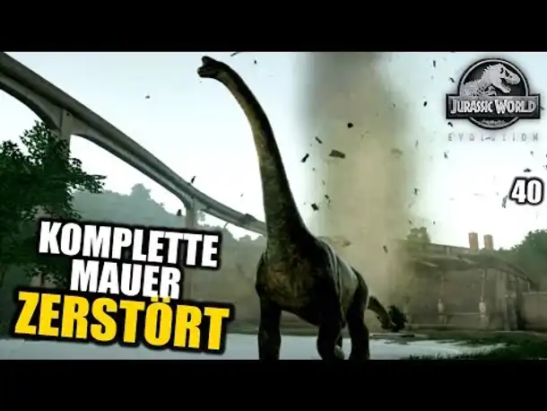 Jurassic World Evolution Deutsch #40 ► Komplette Mauer zerstört! ◄| Let's Play Gameplay German