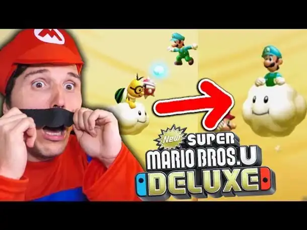 Luigi KLAUT armen SCHILDKRÖTEN ihre WOLKE 🌰 NEW SUPER MARIO BROS U DELUXE