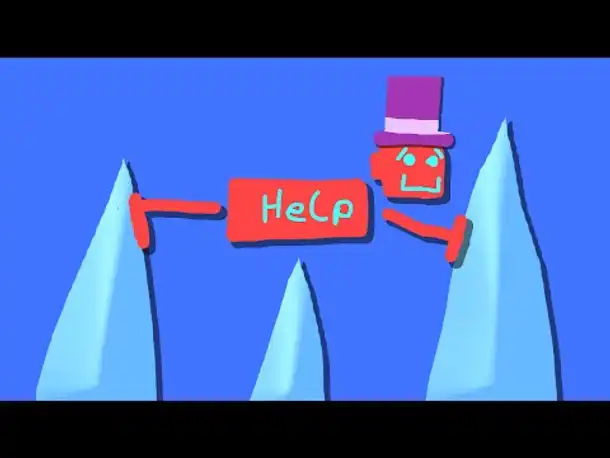 Zombey klettert über Eisflächen. (GROW UP #3)