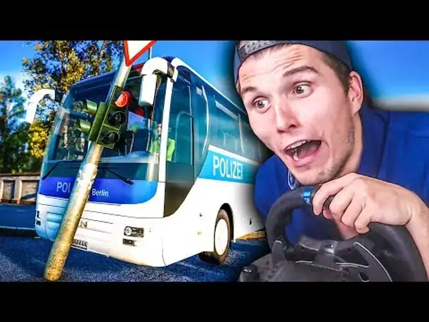 Mein erster Arbeitstag bei der BERLINER Polizei ✪ FLIXBUS Fernbus Simulator
