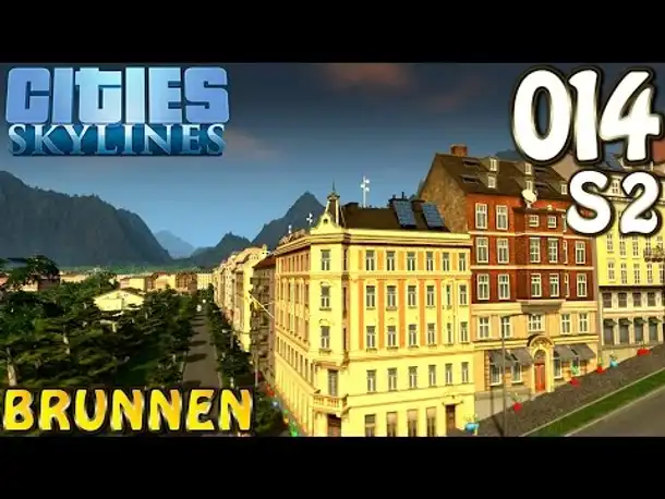 Cities Skylines Europe Theme & Mods #14 Brunnen (Let's Play Cities: Skylines German)