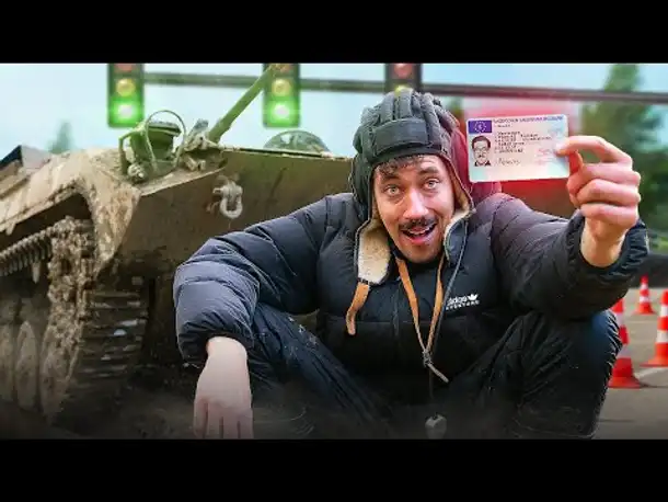Hänno macht den Panzerführerschein!