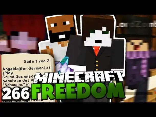 ALEC VERKLAGT GERMANLETSPLAY! & MEINE KOTT-KEKSE STRAFE! ✪ Minecraft FREEDOM #266 DEUTSCH | PALUTEN