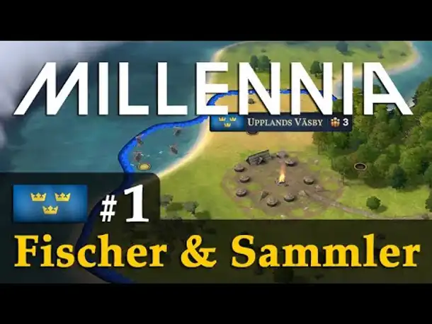 Fischer & Sammler (Steinzeit) ✦ Let's Play Millennia #1 (Schweden) ✦ Preview (incl. Rabattcode)