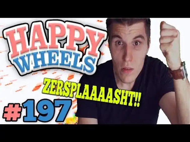 VÖLLIG ZERPLASHT! ✪ Happy Wheels #197  [German/Deutsch] [Facecam]