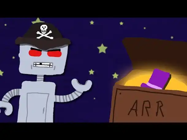 Zombey ist ein Weltraum-Roboter-Piraten-Kapitän.