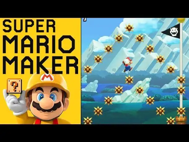 Ein knapper Sprung zum Sieg! | SUPER MARIO MAKER