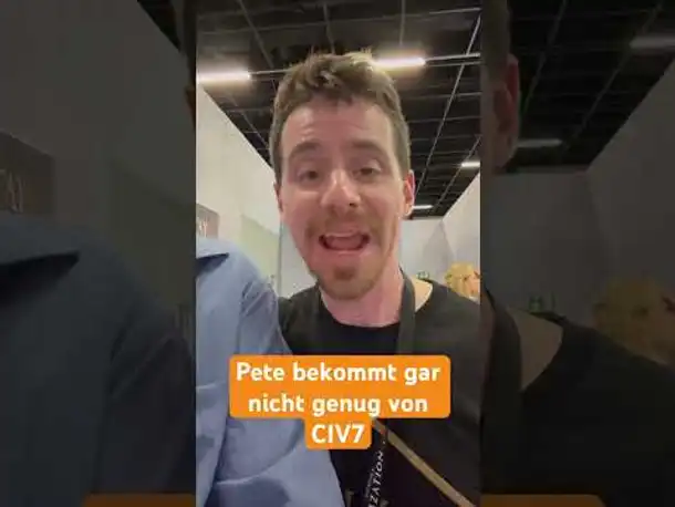 #CIV7-Entwickler Pete Murray auf der #gamescom! #OneMoreTurn #CivilizationVII #shorts [Deutsch]