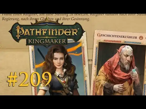 Let's Play Pathfinder: Kingmaker #209 – Wachsende Verwaltung (Blind / Deutsch)