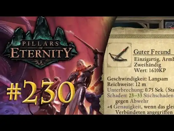 Let's Play Pillars of Eternity #230: Ein guter Freund für Durance (Blind /Expert / Deutsch)