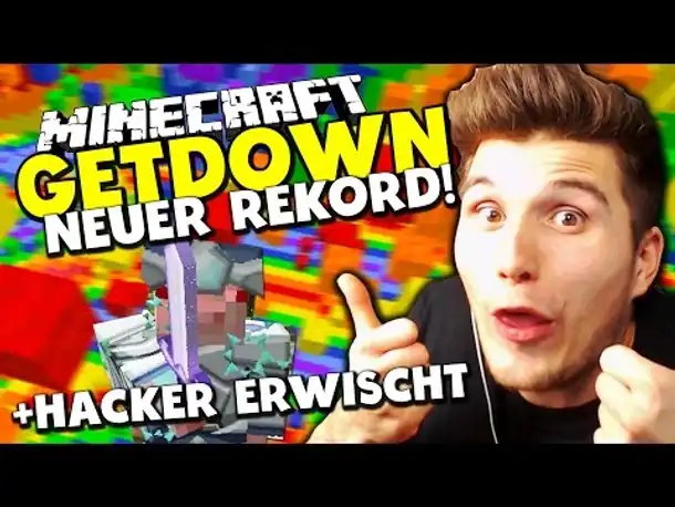 ÜBER 1400 COINS? - NEUER REKORD! & HACKER ERWISCHT! ✪ Minecraft GETDOWN