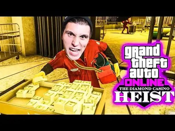 Vier YOUTUBER klauen das GELD aus dem CASINO TRESOR! | GTA 5 Online Casino Heists