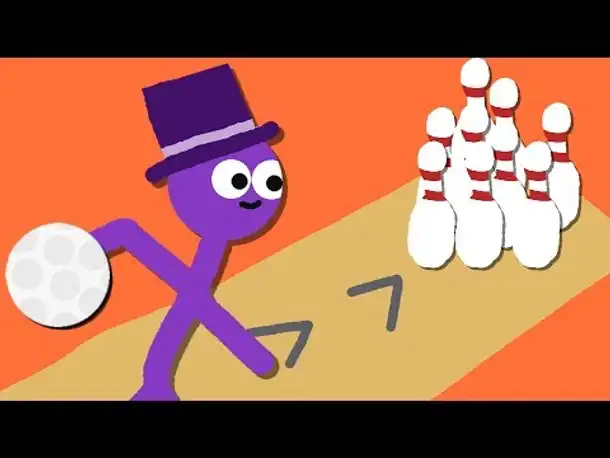 Zombey wirft mit Bowlingkugeln um sich. (What the Golf #5)