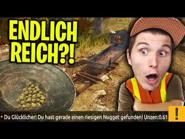 Riesigen GOLDKLUMPEN gefunden! | Goldgräber Simulator