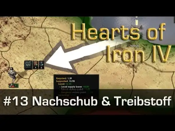 Wie wird Hearts of Iron 4? - Teil 13: Nachschub & Treibstoff (german / deutsch)