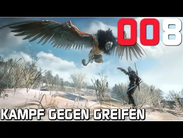 The Witcher 3 Gameplay German #008 Kampf gegen Greifen | Deutsch | Let's Play