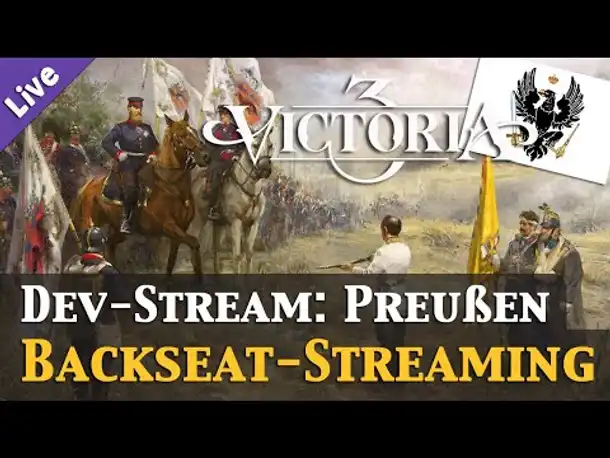 Victoria 3 Entwicklerstream Preußen: Mit Highspeed in die Einparteienherrschaft (Live-Aufzeichnung)