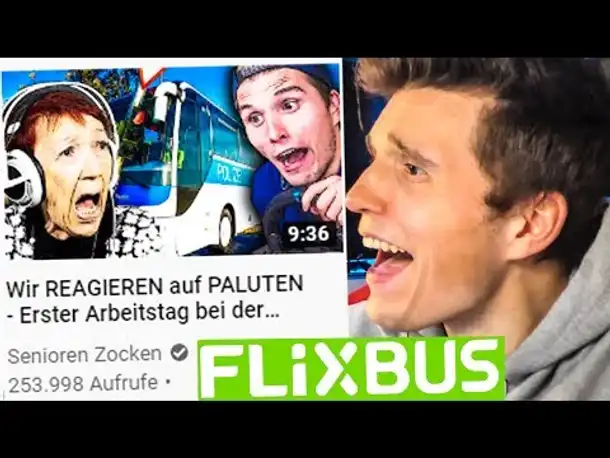 Paluten REAGIERT WIEDER auf Senioren zocken REAGIEREN auf PALUTEN | Fernbus Simulator