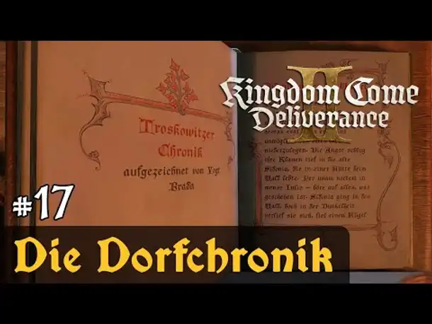 #17: Die Dorfchronik ✦ Let's Play Kingdom Come Deliverance 2 (Slow-, Long- & Roleplay / Blind)