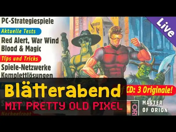 Blätterabend: PC Player Strategie-Sonderheft 1997 mit Pretty Old Pixel (Livestream-Aufzeichnung)
