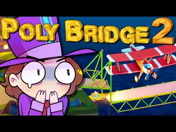 Brücke unter einem Flugzeug durch!
