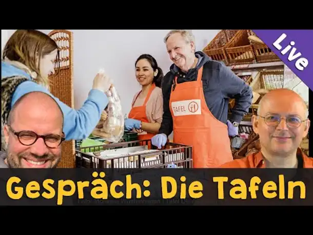 Spendenaktion Tafel Deutschland: Gespräch mit Geschäftsführer Marco Koppe (Livestream-Aufzeichnung)