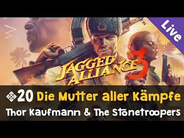 #20: Die Mutter aller Kämpfe ✦ Let's Play Jagged Alliance 3 (Livestream-Aufzeichnung)