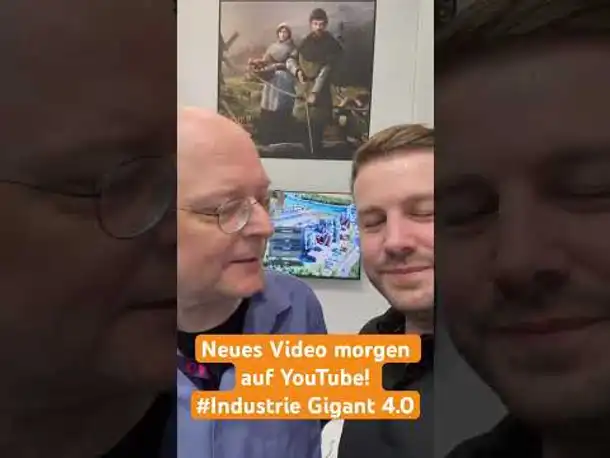 Wie gigantisch wird #IndustryGiant4? Mit Entwickler! #gamescom #shorts [Deutsch]