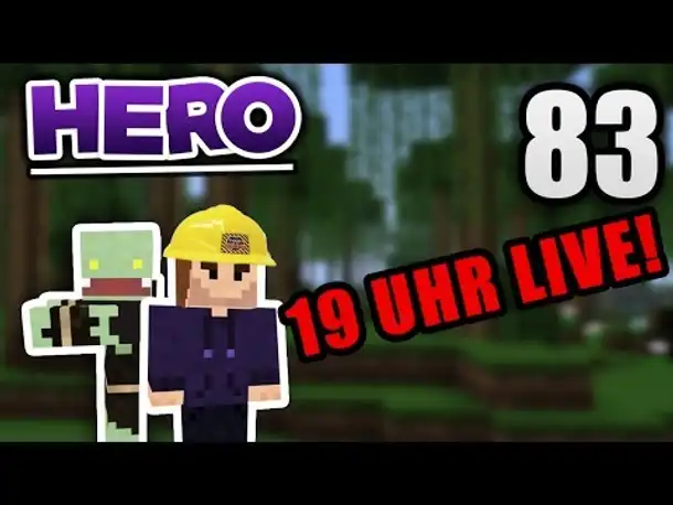 Minecraft HERO #83 - Sei Bereit! Livestream um 19 Uhr! | Zombey