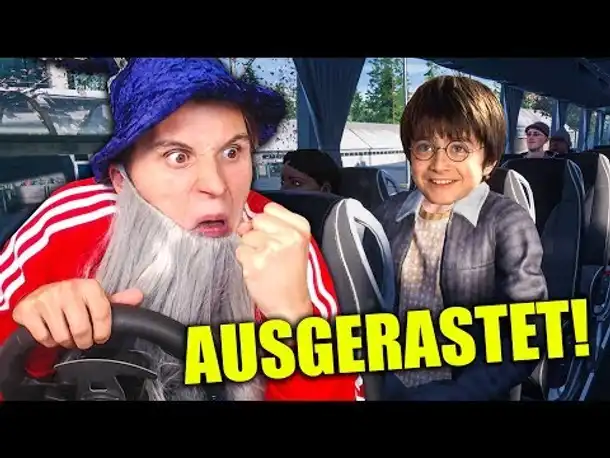 Ausgerastet WEGEN HARRY POTTER ✪ Fernbus Simulator mit Lenkrad