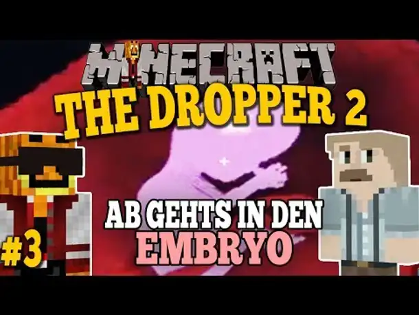 The Dropper 2 - Ein Embryo ? Minecraft Adventure Map #3 [Facecam/German]