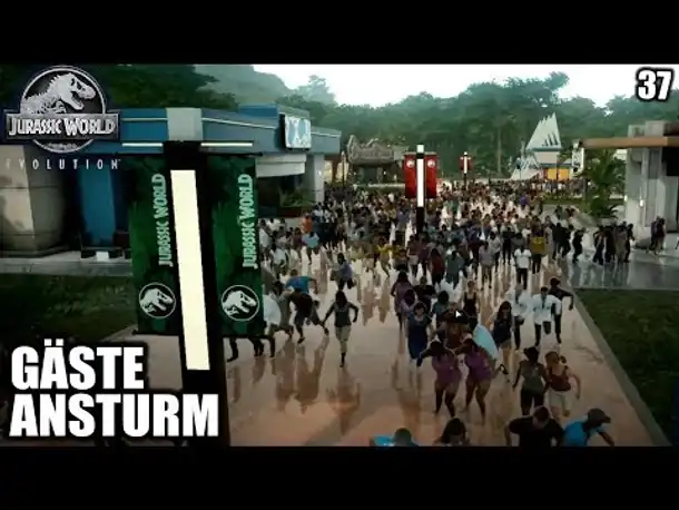 Jurassic World Evolution Deutsch #37 ► Gästeansturm ◄| Let's Play Gameplay German